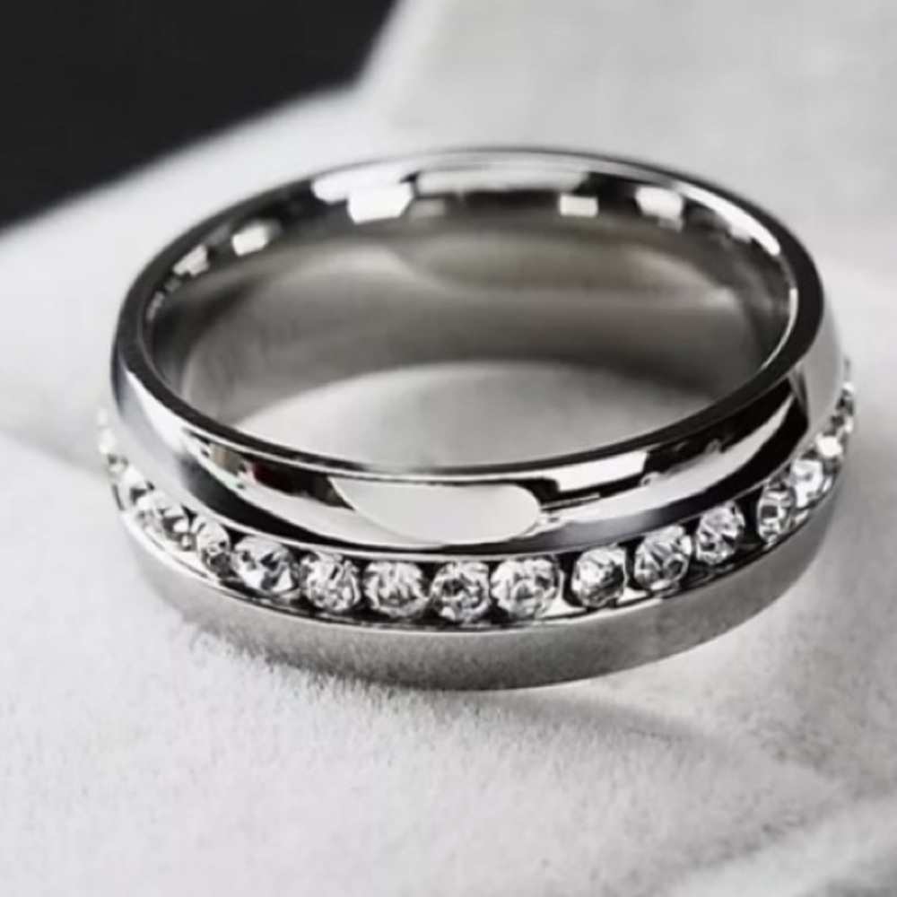 NEW 316L Stainless Steel  Titanium Men/Women TRing - Picture 3 of 5